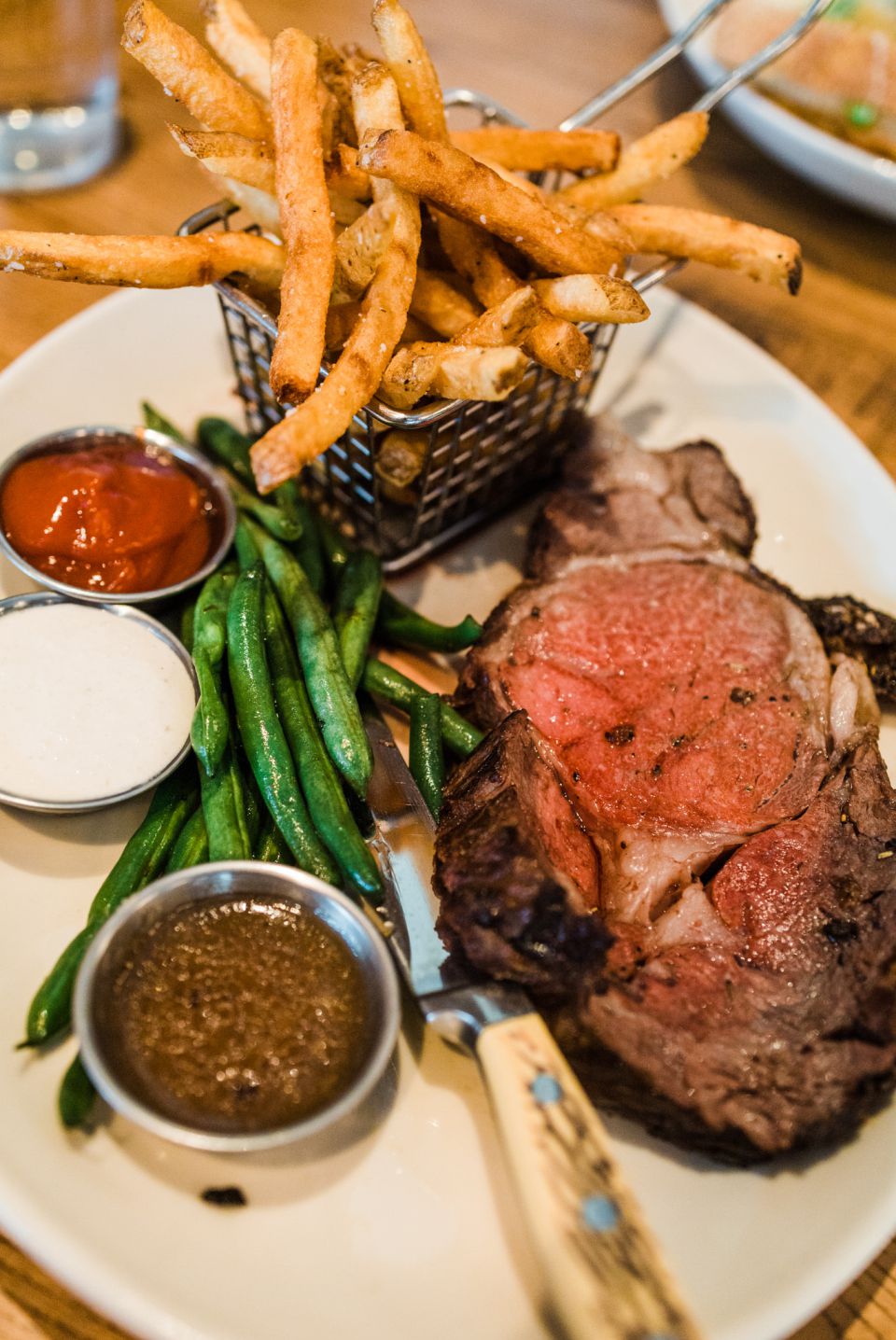 Herb-crusted Prime Rib at Founding Farmers Tysons